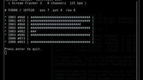 python console modplayer
