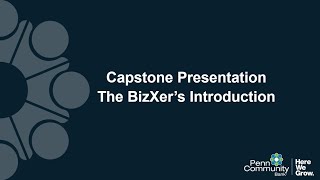 Capstone Presentation: The BizXer's Intro