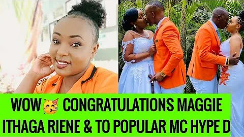 CONGRATS!!🎊 TO ACTRESS MAGGIE ITHAGA RIENE & ALSO POPULAR MC HYPE D🥰