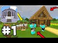 Minicraft Survival Gameplay Walkthrough Part 1 - New Wooden House & Mobs Wave 🤯😭
