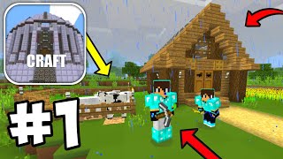 Minicraft Multiplayer Survival Part 1 - Wooden House & Mobs Wave 🤯😭 Gameplay Walkthrough 2026 screenshot 2
