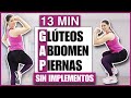 RUTINA DE GAP | Glúteos Abdomen y Piernas | RUTINA SIN PESO Y SIN SALTOS  | NatyGlossGym