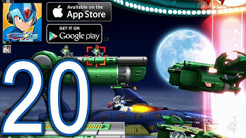 MEGAMAN X DiVE Mobile iOS Android Walkthrough - Part 20 - Coop 4-2  Space-Time Jumper 4, Overdrive O