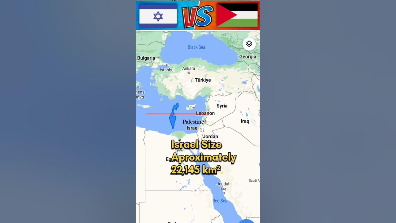 How Big Is Israel Compared To The Usa