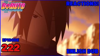Boruto Episode 222 ENGLISH DUB - Reactions