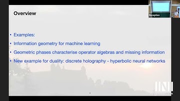 BLH | Prof. Johanna Erdmenger | Insights from quantum field theory and AdS/CFT for machine learning