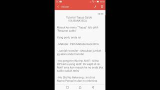 Tutorial Topup Saldo Via BANK BCA ( JSM-STORE ) screenshot 5