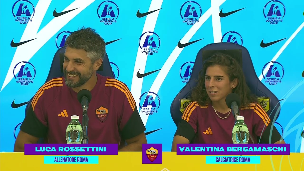 Conferenza stampa MD-1 | Roma | Serie A Women’s Cup 🏆