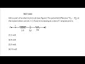 AB is a part of an electrical circuit (see figure). The potential difference ′ V A − V B ‘