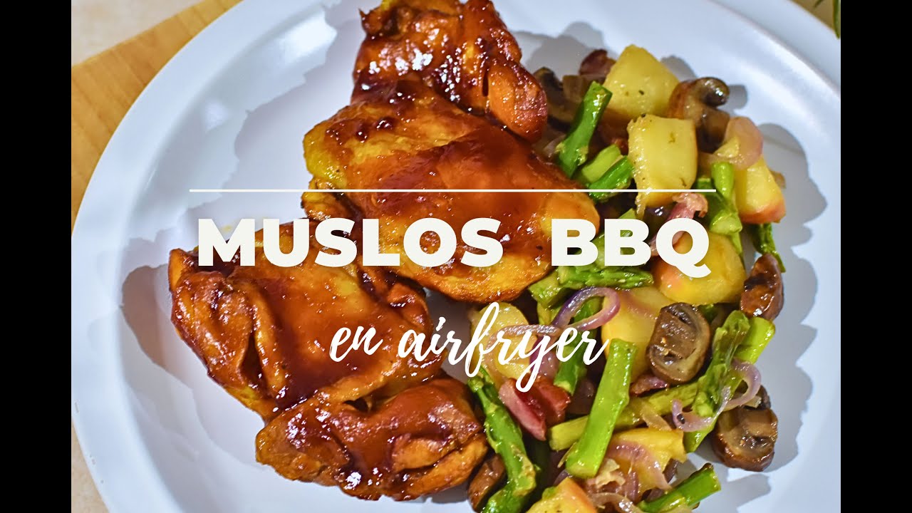 MUSLOS de POLLO BBQ en AIRFRYER.!!!!