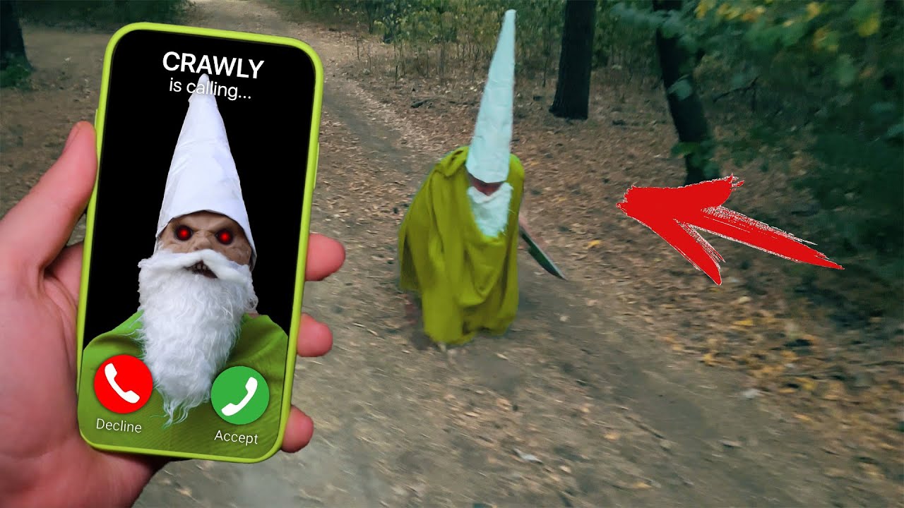 CRAWLY GNOME is CALLING NIKPIG (Horror movie)