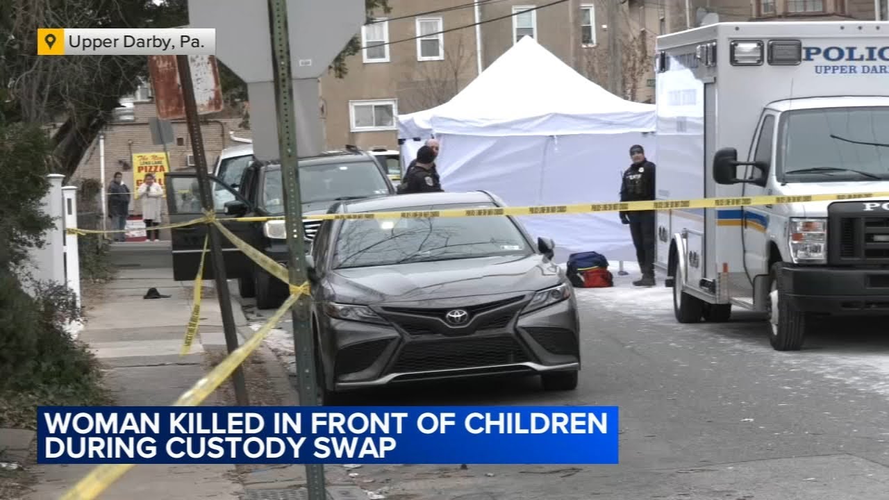 Woman killed in front of children during custody swap - YouTube