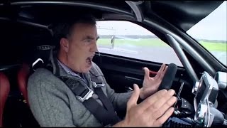 Jeremy Clarkson drives the Pagani Zonda R