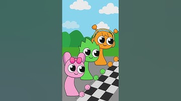 Sprunki - Pinki Run Race (Incredibox Sprunki Animation) #sprunki #sprunkiincredibox #animation