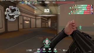 VALORANT - 10sec ACE Spraydown WTF - Fracture
