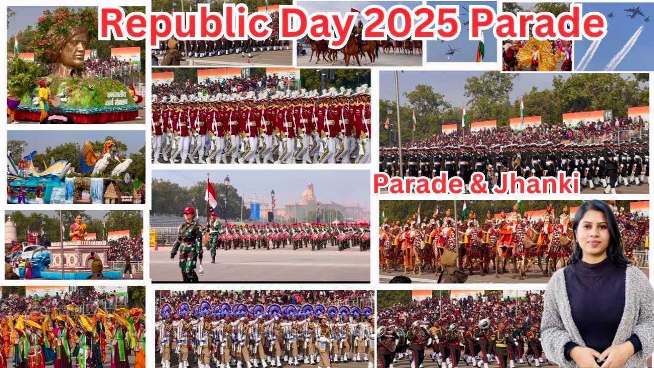 Republic Day 2025 Parade & Jhanki Vlog 🇮🇳 | 26 January Parade & Jhankis Full Coverage