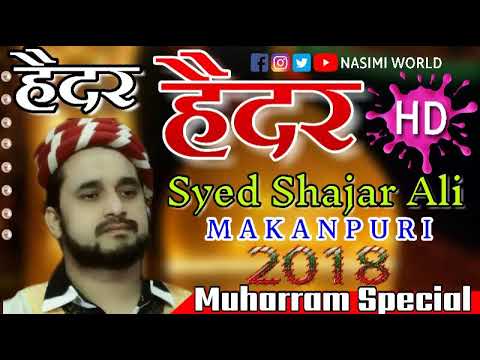    Muharram Special  Syed Shajar Ali Makanpuri       