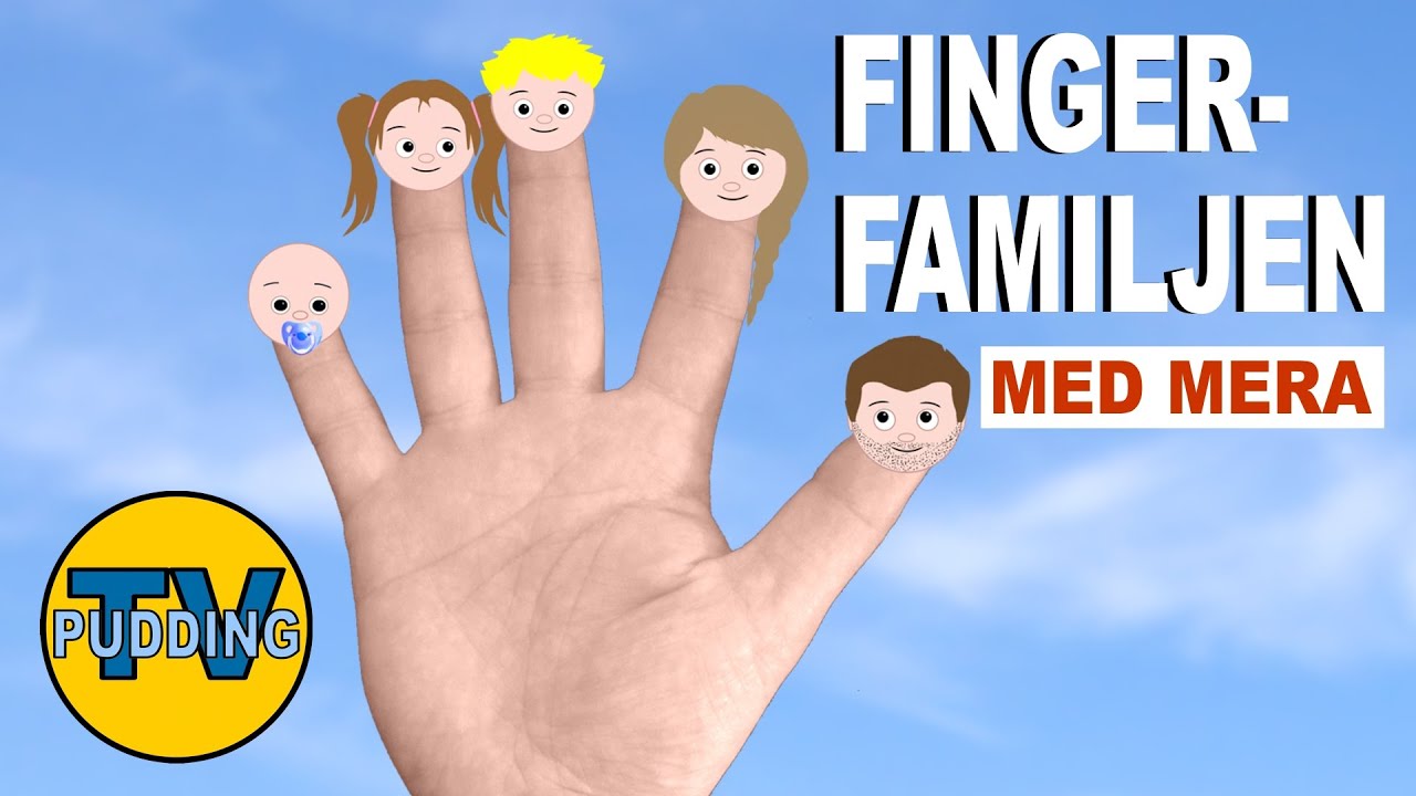 Barnsånger på svenska - Fingerfamiljen, Tio små indianer m.m. - YouTube