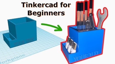 Tinkercad for Beginners (2022 Easy 3D Modeling Guide)