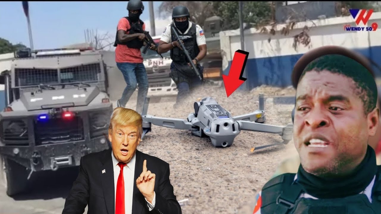 Bagay la myèl nan ba delma - lapolis ak lame debake kay Babekyou - Trump pran nan kou pa konprann