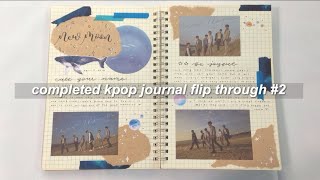  completed kpop journal flip through #2