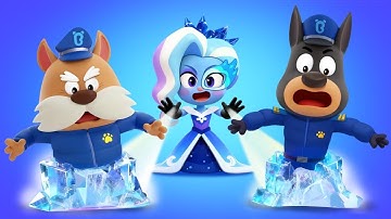 The Moving Snow Castle | 🌊 WaterCity Mystery | Police Cartoon | Sheriff Labrador