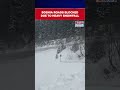 Europe: Heavy Snowfall Disrupts Traffic Across Bosnia Causing Major Delays #shorts
