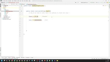 Why do we need to add f and l as suffixes to float and long in JAVA?