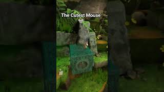 The Cutest Mouse 🐭#Moss #MossVRGameplay #CuteVRGame #VRStoryGame #VRFantasy #VRMouse  #shorts