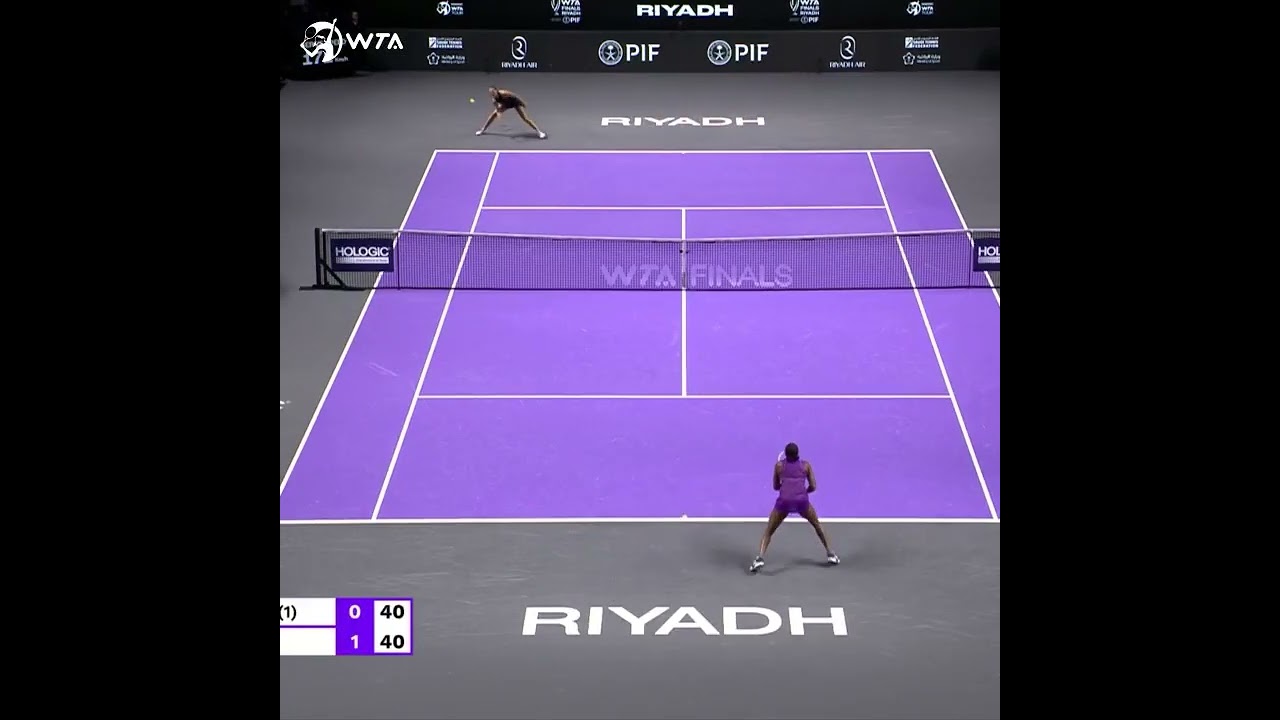 Aryna Sabalenka vs Coco Gauff | heavy hitting |WTA Finals Riyadh #wtafinalsriyadh #arynasabalenka