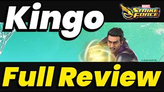 INSANE DAMAGE! KINGO FULL REVIEW! T4 & ISO-8 DEEP DIVE | TIMELESS ETERNALS | MARVEL Strike Force