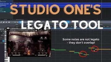 Editing Legato Lines with Studio One