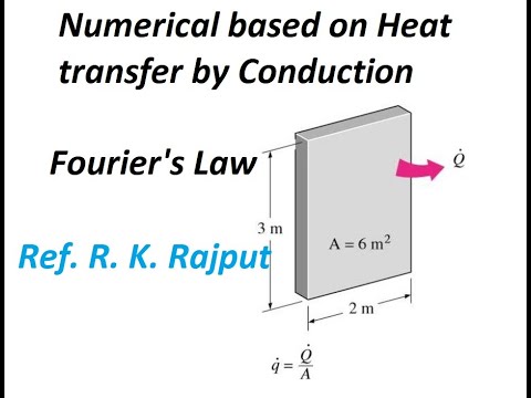 Numerical Based on Heat Transfer by Conduction. #rkrajput # ...