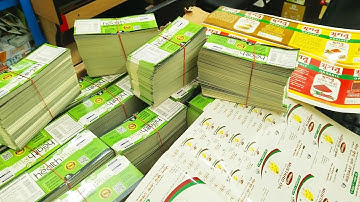 #লেবেল_প্রিন্টিং  Offset printing press  প্রোডাক্ট লেবেল প্রিন্টিং  Wholesale label printing