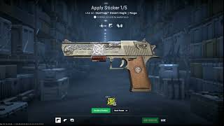 How to Apply Stickers in CS2 (2024): New Stickers System: Rotate and Change Position of Sticker #cs2 screenshot 1