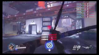 Training with my new aim bot hack - Overwatch
