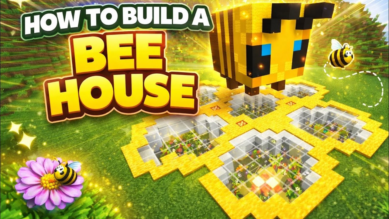 How to build a Bee house 🏡 #minecraft #isurvived100daysminecraftinhindi ...