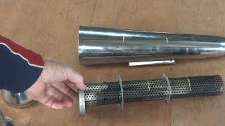 Mercurial Outboard Motorbike Mercury 2 stroke V6 Suzuki GSX1100 mufflers / silencers