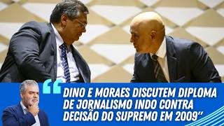 Andreazza: ‘Dino and Moraes debate journalism degree requirement, contradicting 2009 Supreme Cour...