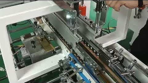 How to adjust straight line box on our folder gluer machine