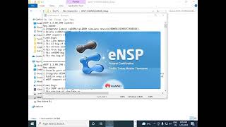 Installation of eNSP