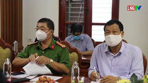 Chủ tịch UBND tỉnh Lê Ánh Dương kiểm tra công tác phòng, chống dịch và hỗ trợ tiêu thụ vải thiều tại
