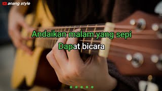 Cintaku Tak Terbatas Waktu - Anie Carera || Karaoke Akustik ( Nada Rendah Cowok