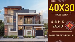 40x30 East Facing House Plan | 1200 Sqft House Plan | 40*30 House Design 3D | 40by30 House Plan  P93