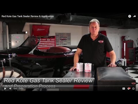 Leaky Gas Tank Red Kote Gas Tank Sealer Review Application