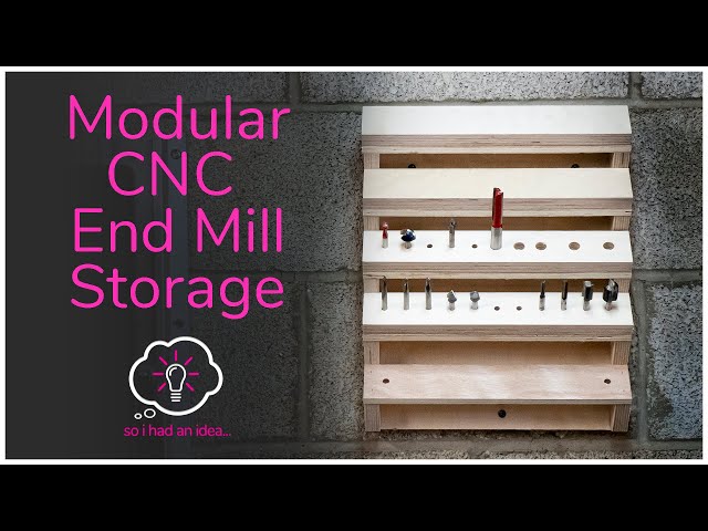 End Mill Storage Functional Print: End Mill Organiser – 3DP And Me
