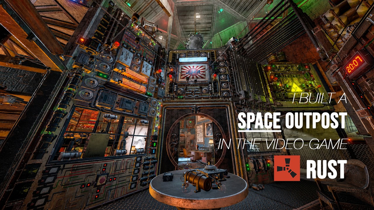 I built an incredible space station on Rust using an original story ...