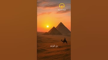 ‏آية 32 سورة القصص - ‏اسلك يدك في جيبك تخرج بيضاء من غير السوء - بصوت ياسر الدوسري￼￼