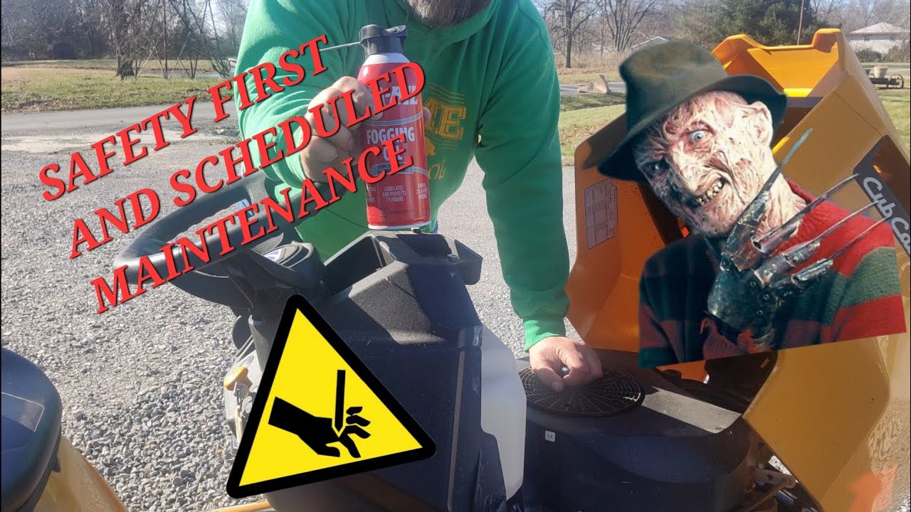 Winterizing riding mower and other lawn equipment - tips on reverse safety switch and seat switch