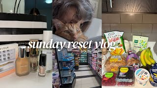 SUNDAY RESET VLOG 🧺 productive day, cleaning home, & running errands!